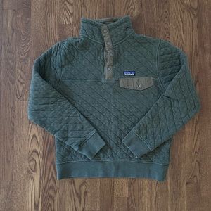 Patagonia Green Quilted Sweatshirt